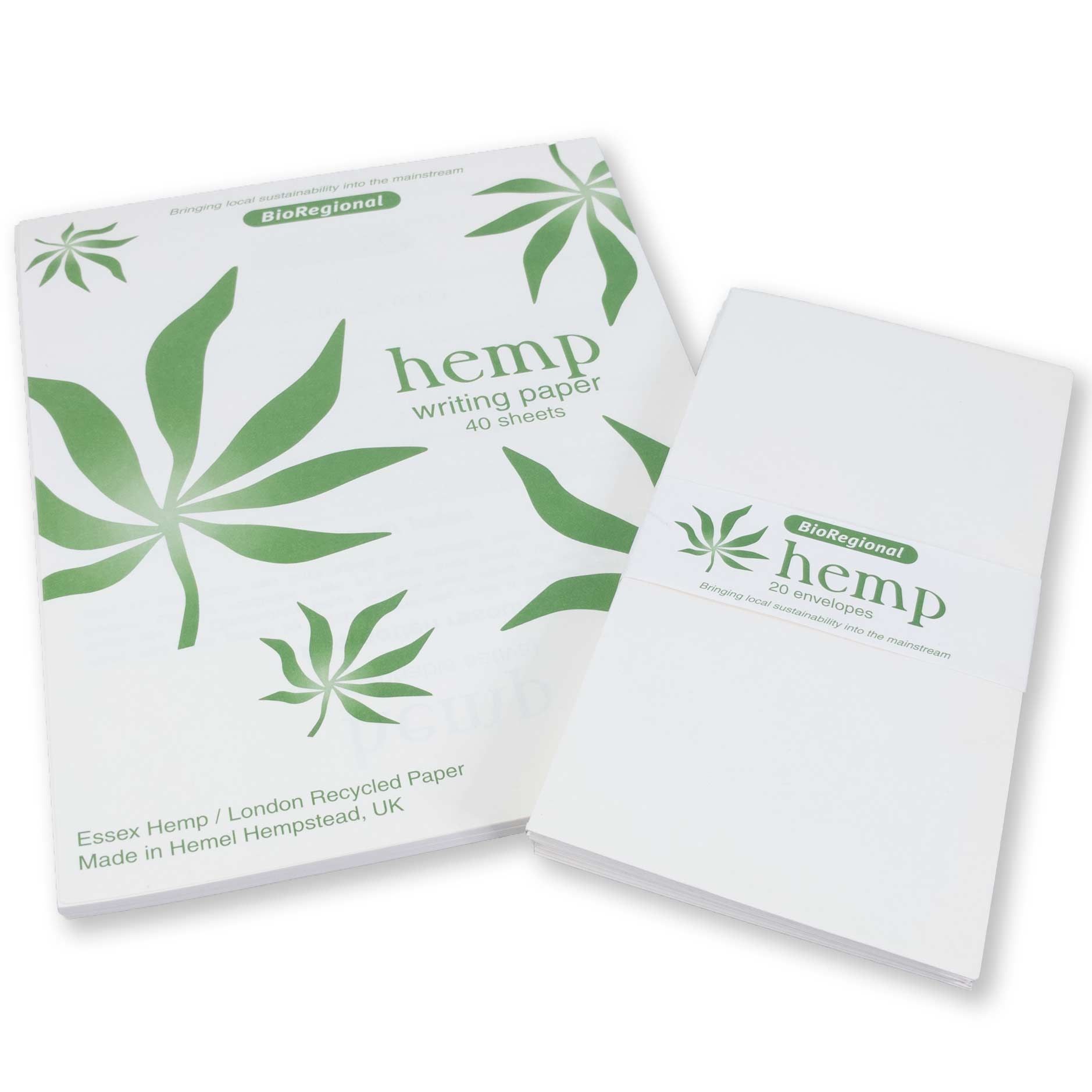 Hemp Writing Set - Pad & Envelopes